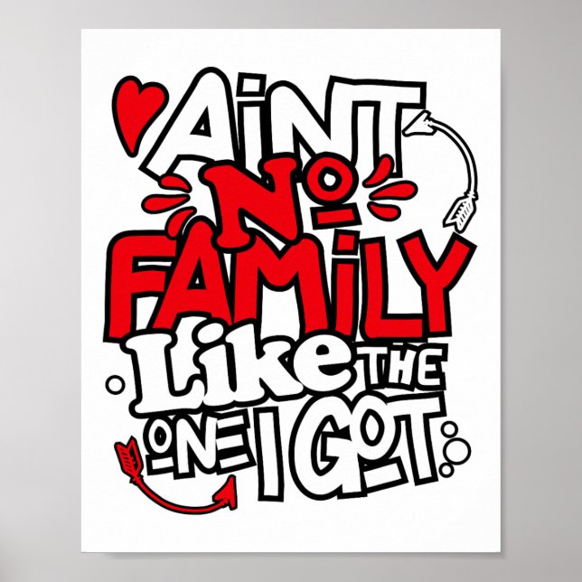 Affiche Y'a pas de famille comme celle que j'ai Famille as (Devant)