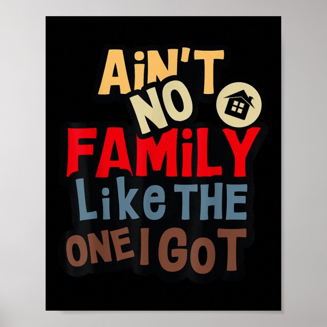 Affiche Y'a pas de famille comme celle que j'ai Famille dr (Devant)
