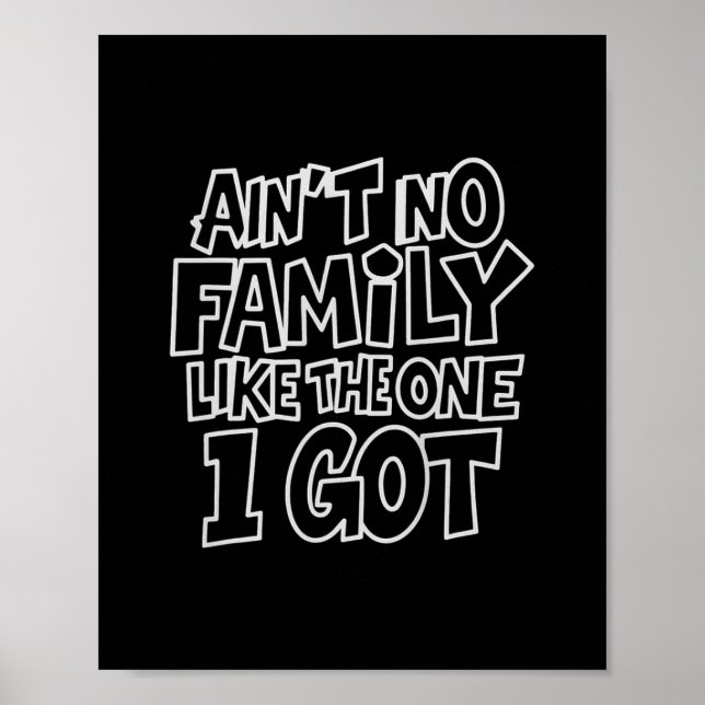Affiche Y'a pas de famille comme celle que j'ai Famille dr (Devant)