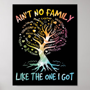 Affiche Y'a pas de famille comme celle que j'ai Famille Ti
