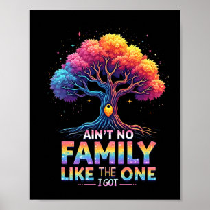 Affiche Y'a pas de famille comme celle que j'ai réunion de