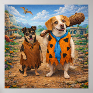 Affiche "Yabba, Dabba !"