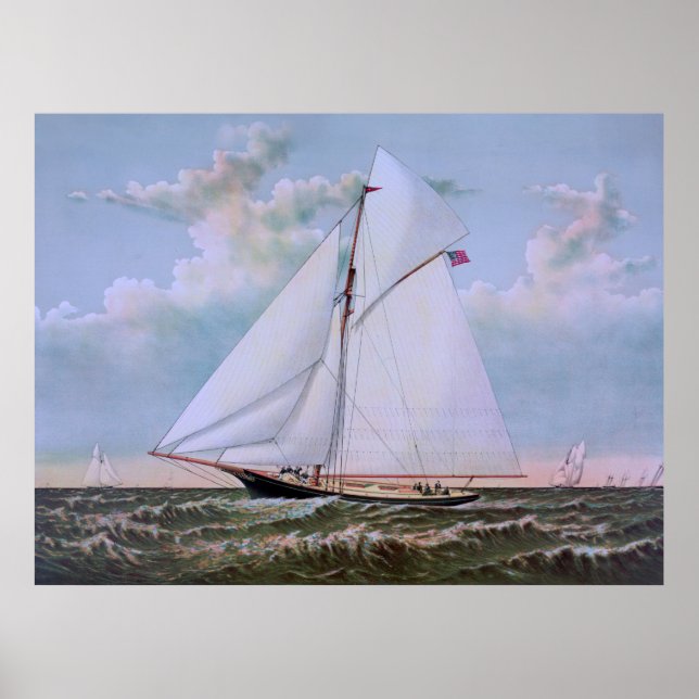 Affiche Yacht d'Antique Sailing (Devant)