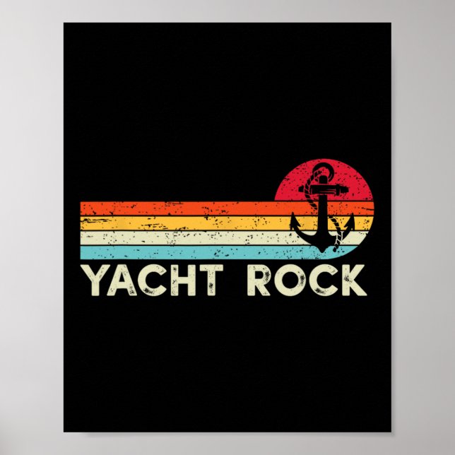 Affiche Yacht Rock vintage (Devant)