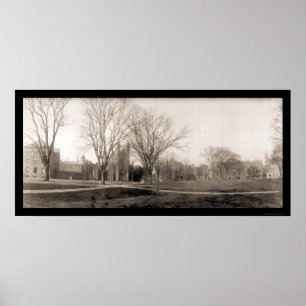 Affiche Yale Campus Birdseye Photo 1902