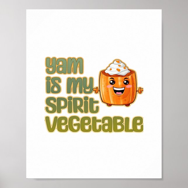 Affiche Yam Is My Spirit Vegetable Classic (Devant)