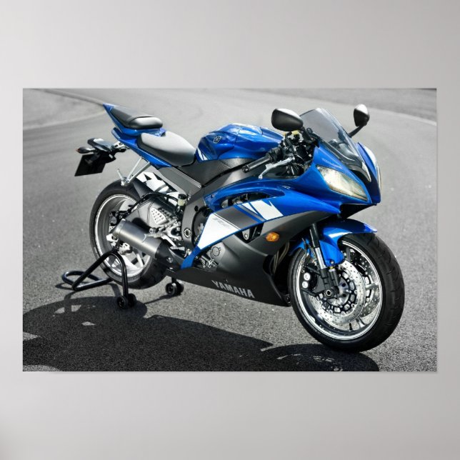 Affiche Yamaha R6 (Devant)