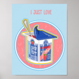 Affiche Yaourt aux airelles