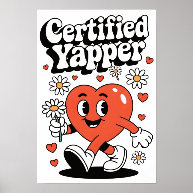 Affiche Yapper certifié (Devant)