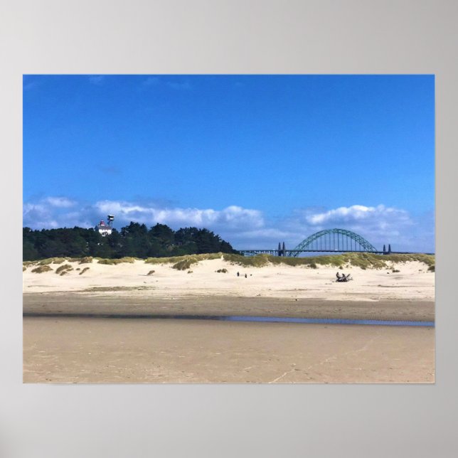 Affiche Yaquina Bay Lighthouse, Newport, Oregon (Devant)