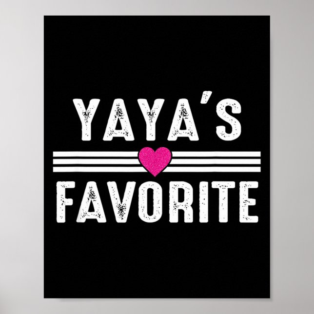 Affiche Yaya's Favorite  (Devant)