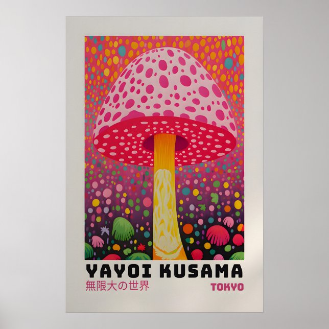 Affiche Yayoi Kusama - Impression abstraite de Yay (Devant)