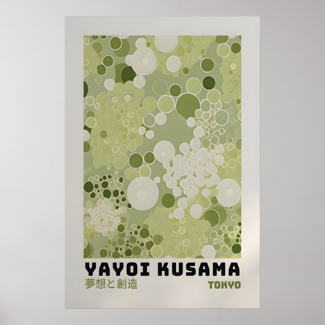 Affiche Yayoi Kusama - Impression Abstraite de Yay (Devant)