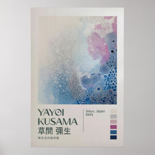 Affiche Yayoi Kusama Impression, Exposition Yayoi Kusama