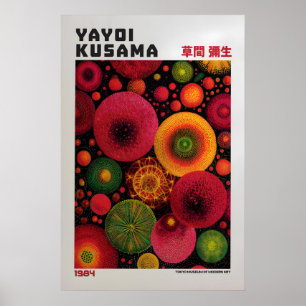 Affiche Yayoi Kusama - Inspirée de Yayoi Kusama