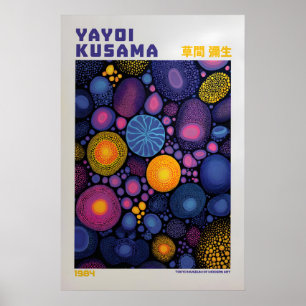 Affiche Yayoi Kusama - Inspirée de Yayoi Kusama