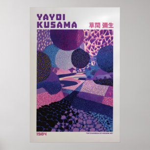 Affiche Yayoi Kusama - Inspirée de Yayoi Kusama