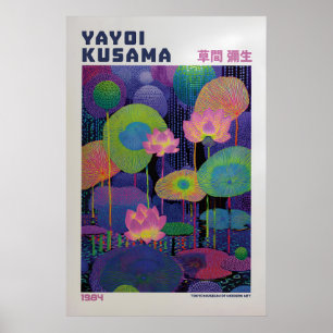 Affiche Yayoi Kusama - Inspirée de Yayoi Kusama