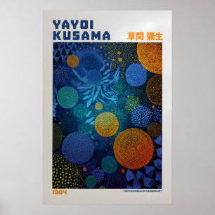 Affiche Yayoi Kusama - Inspirée de Yayoi Kusama