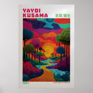 Affiche Yayoi Kusama - Paysage Yayoi Kusama