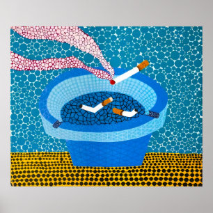 Affiche Yayoi Kusama peinture