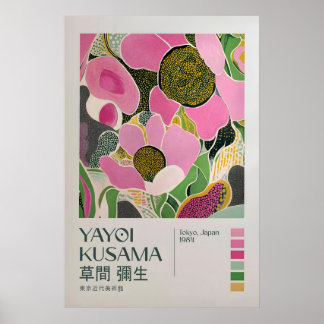 Affiche Yayoi Kusama Print, Modern Art Print, Yayoi Kusama