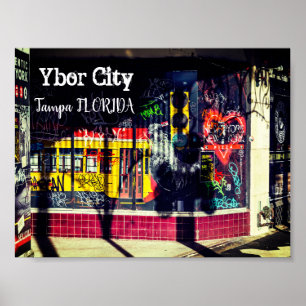 Affiche Ybor City, Tampa FLORIDA