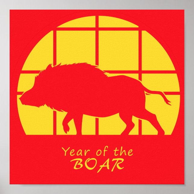 Affiche Year of the Boar (Devant)