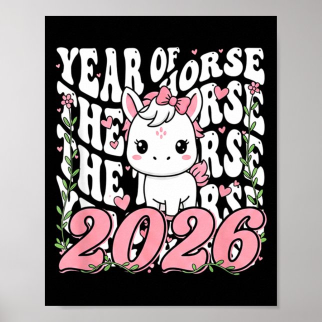Affiche Year Of The Horse For Girls  (Devant)