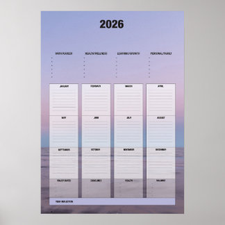 Affiche Yearly Planner