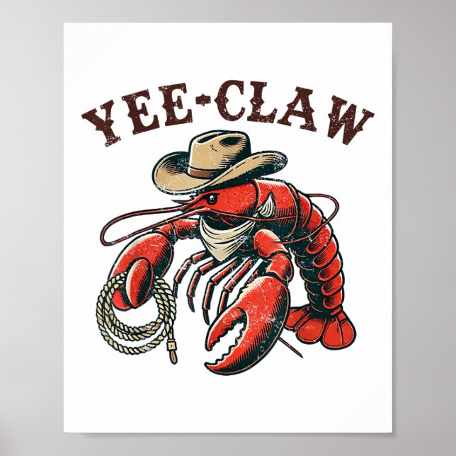 Affiche Yee Claw ! Funky Crawfish Cajun Seafood Festival (Devant)