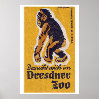 Affiche Yellow Monkey - Matchbox Print - Aesthetic Wall