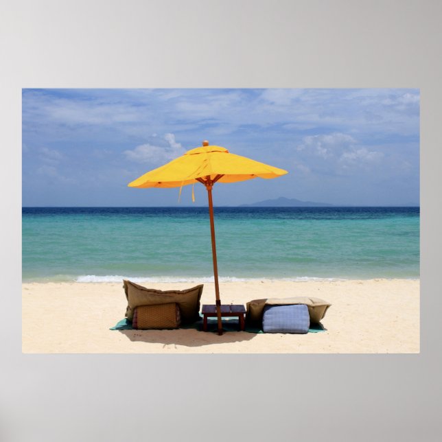 Affiche Yellow umbrella (Devant)