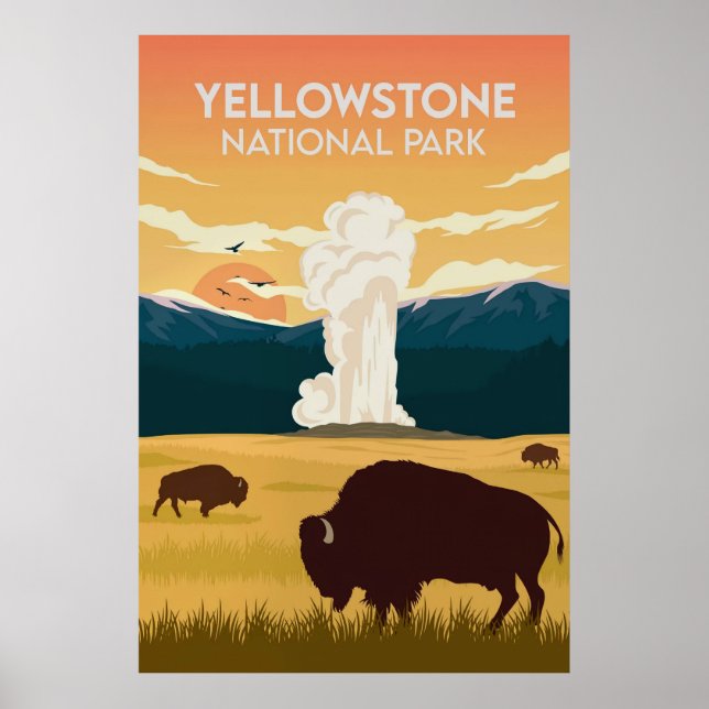 Affiche Yellowstone I (Devant)