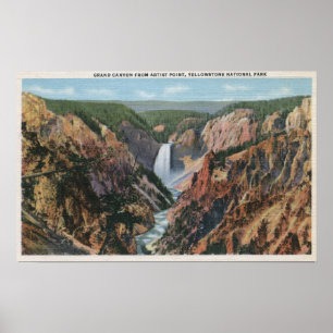 Affiche Yellowstone, le point de l'artiste de WYfrom