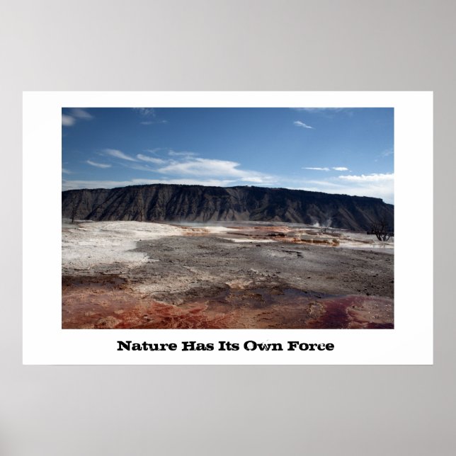 Affiche Yellowstone National Park hot spring (Devant)