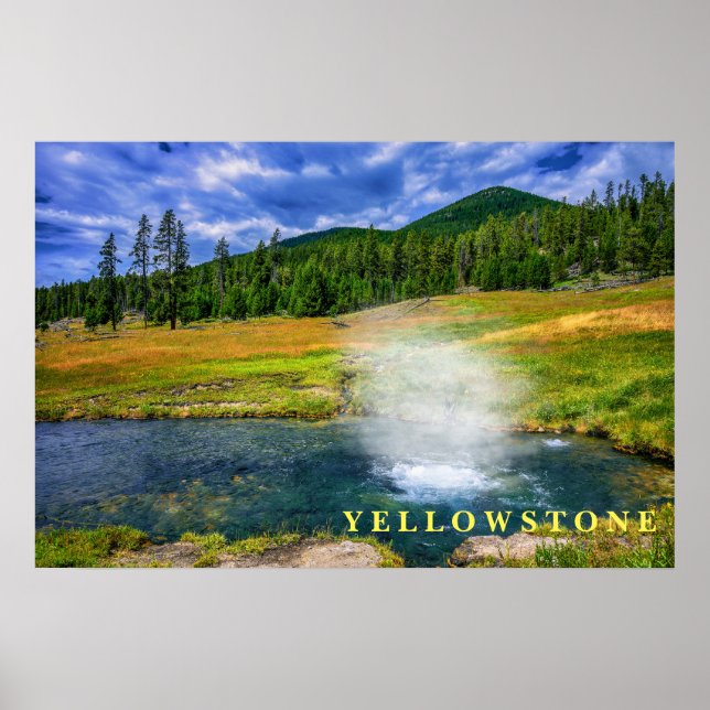 Affiche Yellowstone Thermal Hot Pot (Devant)