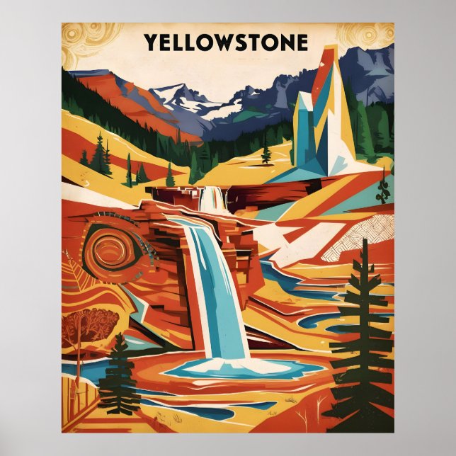 Affiche Yellowstone Wonders (Devant)