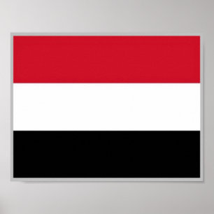 Affiche Yémen - Drapeau -