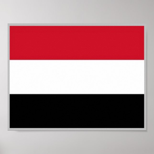 Affiche Yémen - Drapeau - (Devant)