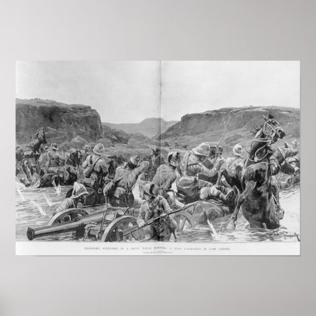 Affiche Yeomanry surpris dans une dérive (Devant)