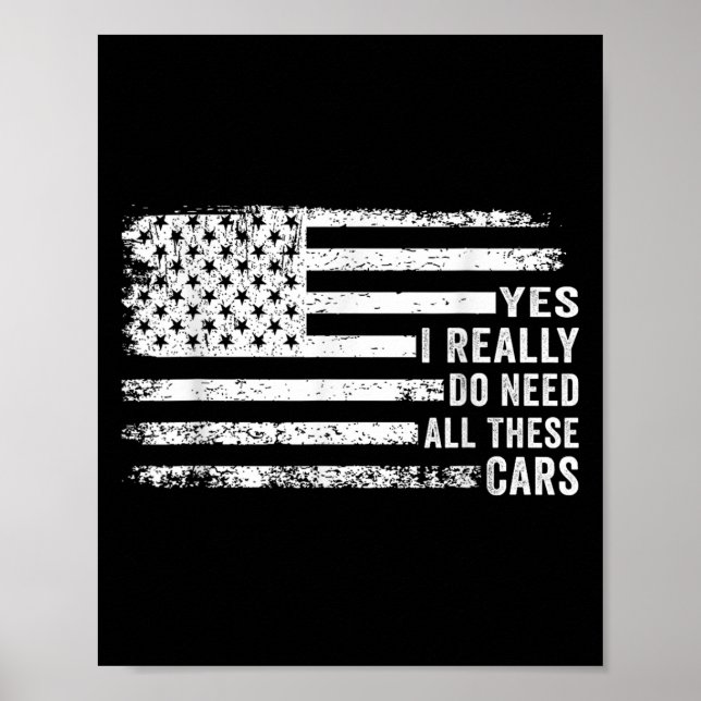 Affiche Yes I Really Do Need All These Funny Garage Mechan (Devant)