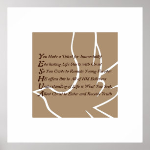 Affiche Yeshua Christian