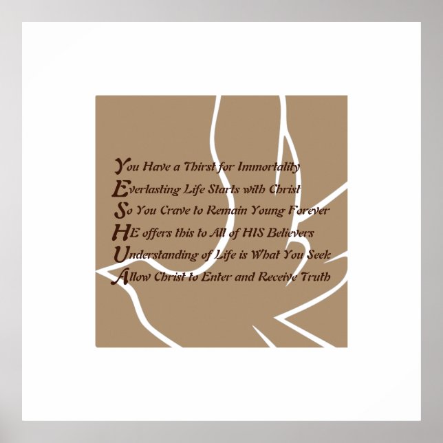 Affiche Yeshua Christian (Devant)