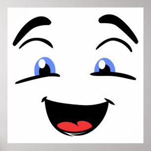 AFFICHE YEUX BLEU