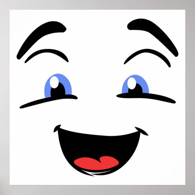 AFFICHE YEUX BLEU (Devant)