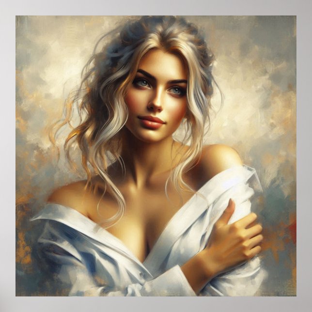 Affiche Yeux bleus (Devant)