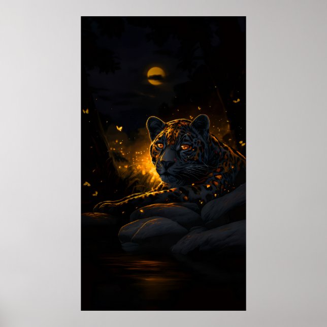 Affiche Yeux de braise de la nuit (Devant)