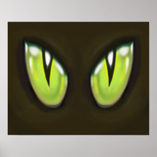 Affiche Yeux de chat