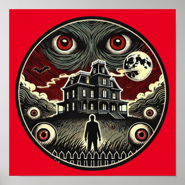 Affiche Yeux de la demeure hantée (Devant)